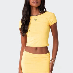 Edikted Selma open back top NWT small